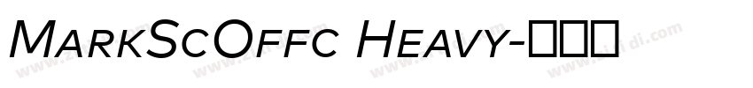 MarkScOffc Heavy字体转换